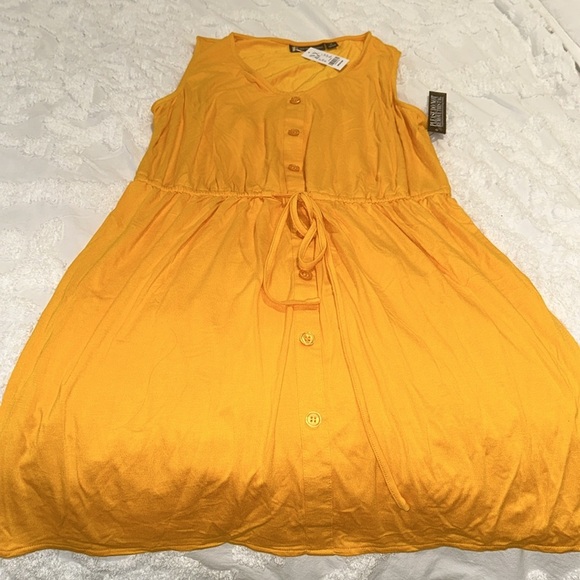 Button-Front Knit Shift Dress - Picture 7 of 7